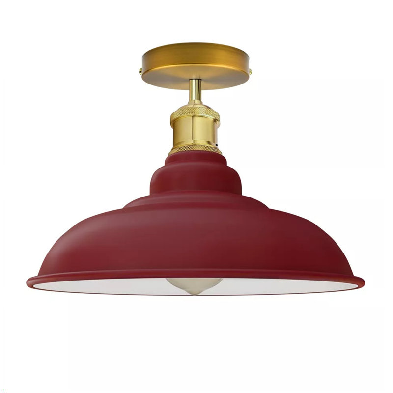 Zeke Flush Mount, Yes, Burgundy