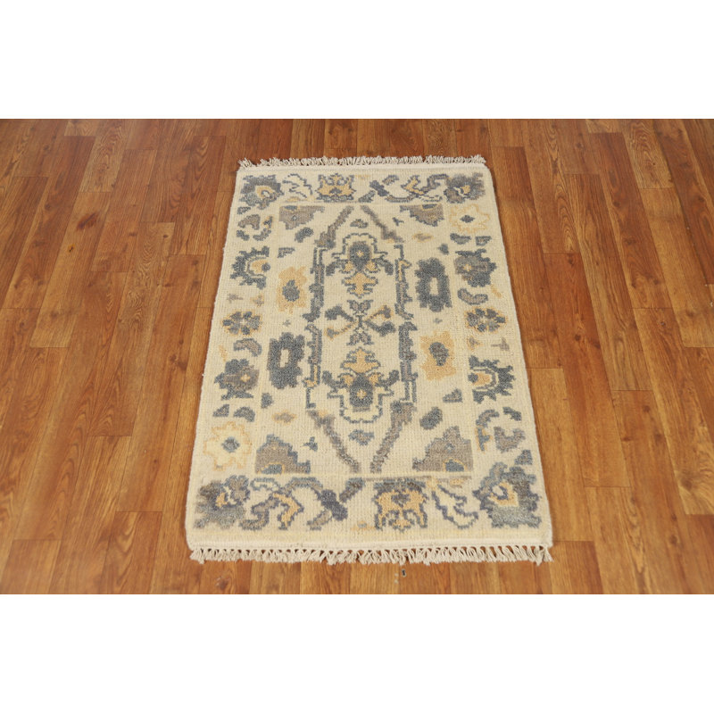 Tapis indien en laine fait à la main Oushak 2x3