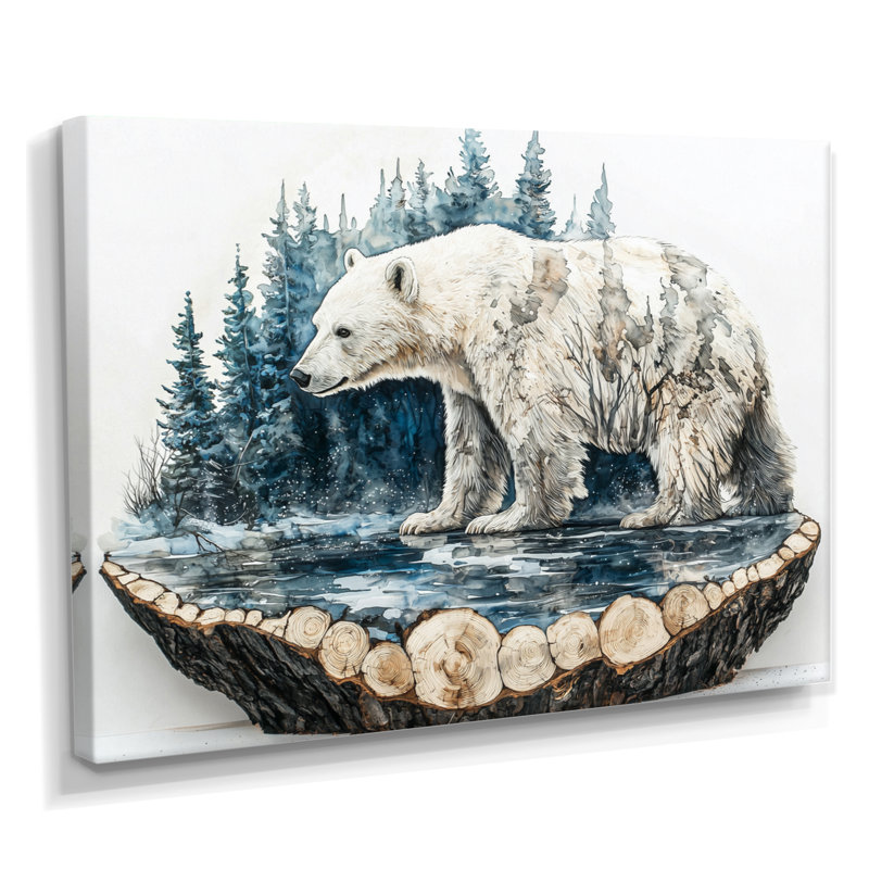 Gihanna - animaux, art mural, Toile tendue, H 24 po x l 32 po
