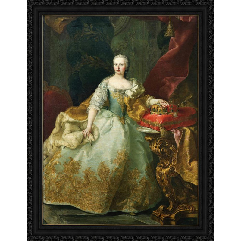 Portrait de Marie-Thérèse d'Autriche (18e siècle), H 32 po x l 25 po