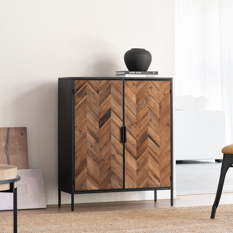 2 - Door Rectangle Accent Cabinet