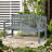 Gray 56" 2 Outdoor Wood Bench With & Armrest For Patio, Porch, Balcony 56", Poolside,