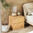 Rusict Farmhouse Wood Nightstand With 2 Drawer