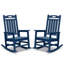 Ensemble de 2 chaises berçantes d'extérieur-131528908