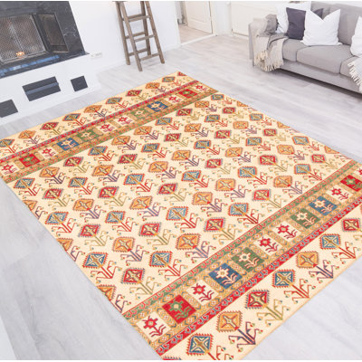 Tapis crème Malayka Gazni 8 pi 6 po x 11 pi 9 po