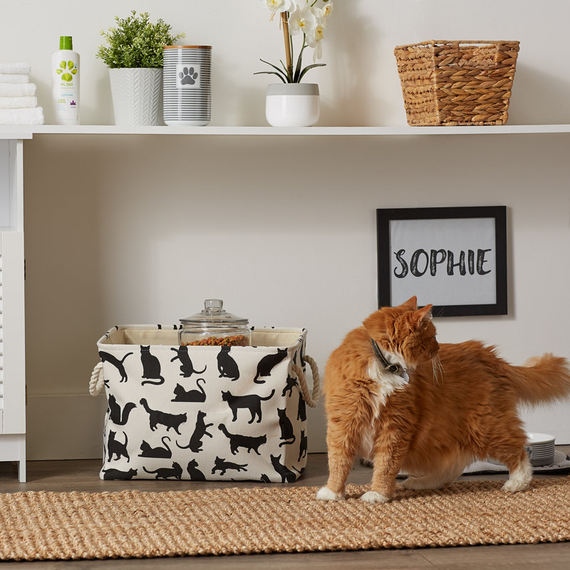 Bac en tissu pour animaux de compagnie, H 15 po x l 18 po x P 12 po