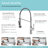 ATTOP 32 Inch Single Bowl Workstation Undermount Kitchen Sink With Faucet and Sliding Accessories