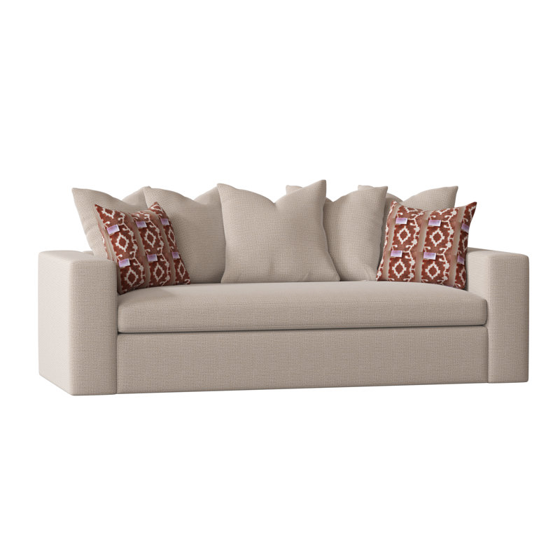 Retreat Sofa, Elise Flax, Adobe Rust