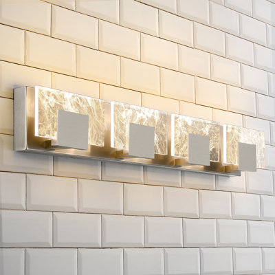 Éclairage pour meuble-lavabo moderne 4 lumières 4 lumières