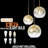 Triple-tier Gradient Glass Pendant Light - Adjustable Length / E26 Base / Wall Switch Control