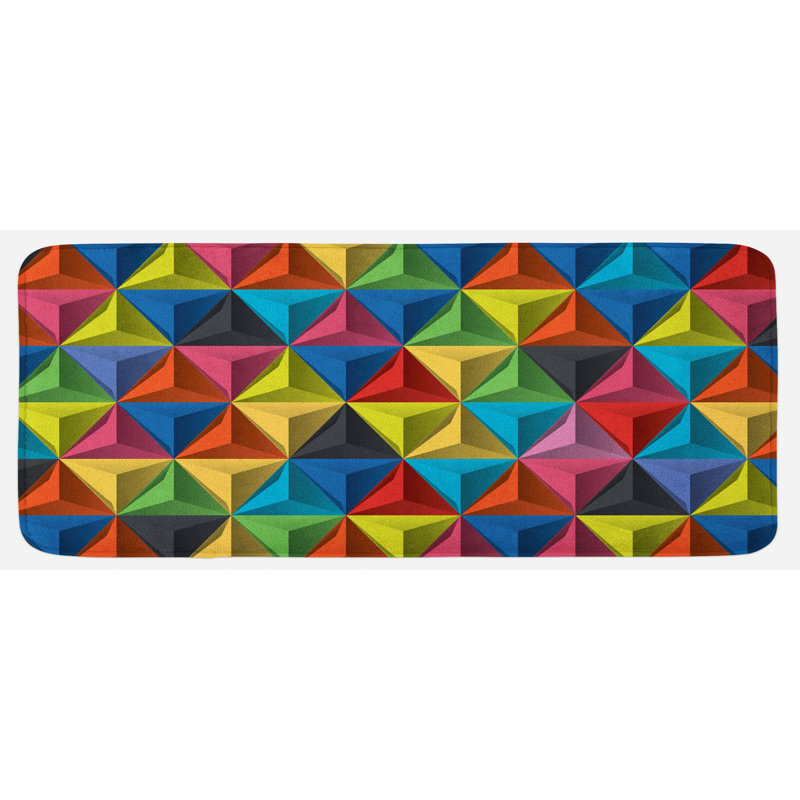 Modern & Contemporary Polyester Kitchen Mat