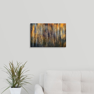 « a automne song », reproduction sur toile