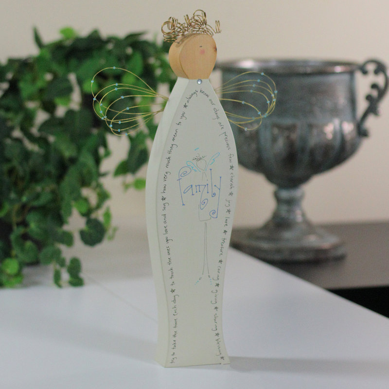 Figurine en bois 13 "Angel Blessings