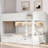 Bunk Bed With Storage Cabinets, Led Light And 2 Drawers-230435653