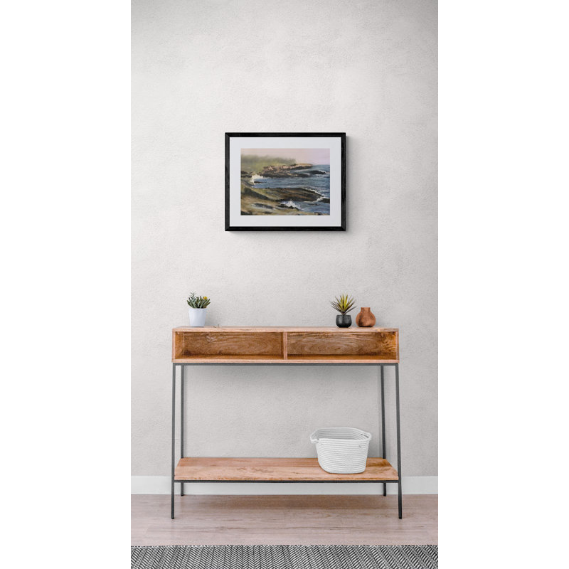 Misty Morning Print by Dina Gardner, Black Framed Paper, 24" H x 30" W