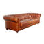 Canapé Chesterfield en cuir fleur Paris 97,2 po Paris Club-121429801