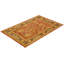 Tapis unique fait à la main Keenan - rouille / brun clair, 5 pi 10 po x 9 pi 1 po