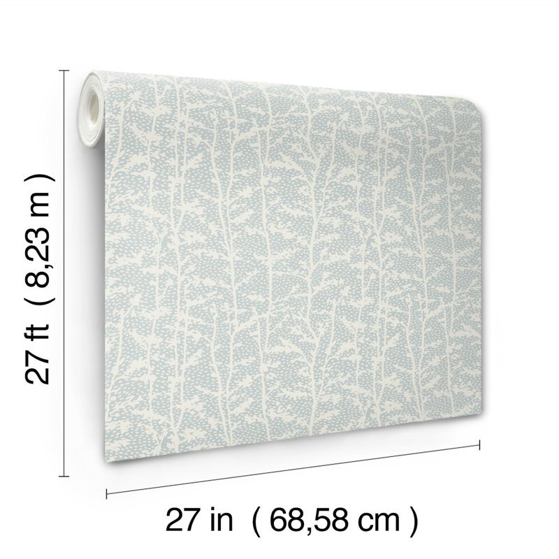 Papier peint Layton Butter Climbing Vines, Light Blue