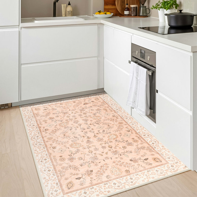 Tapis de salon Straub Large Floral Tranditional Rugs, Rectangulaire 2 pi x 3 pi