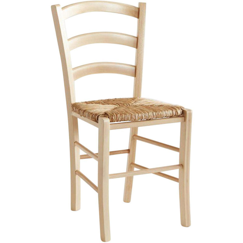 Ferree 46cm H Ladder Back Side Chair, Beige