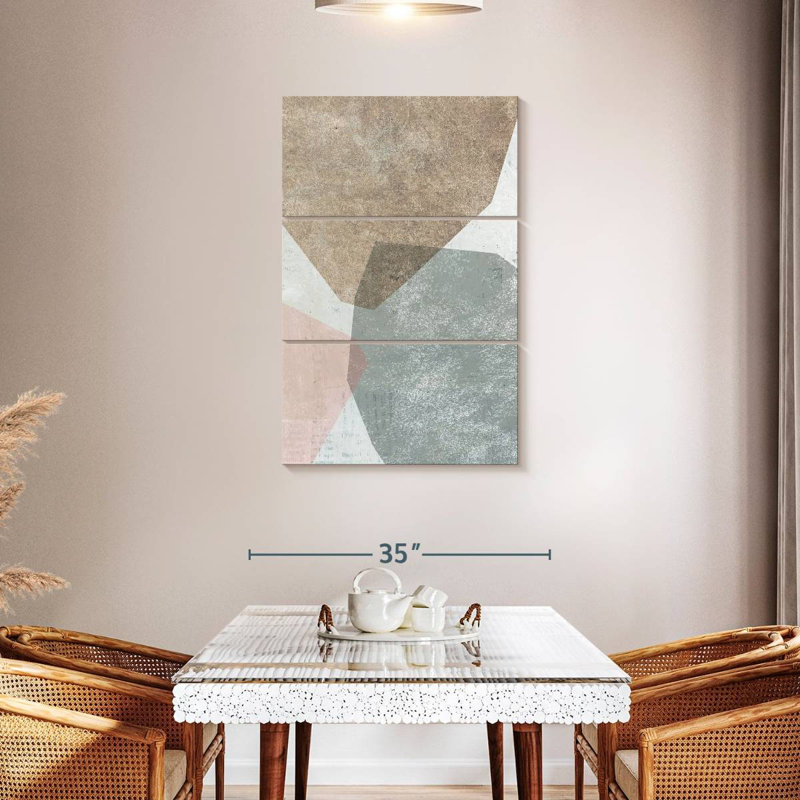 Avery Pensive I Blush Gray, 45" H x 28" W