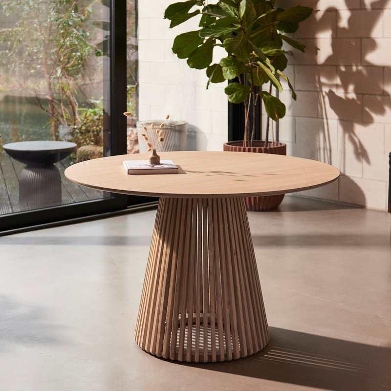 Hopley Osier Oak Dining Table Set 