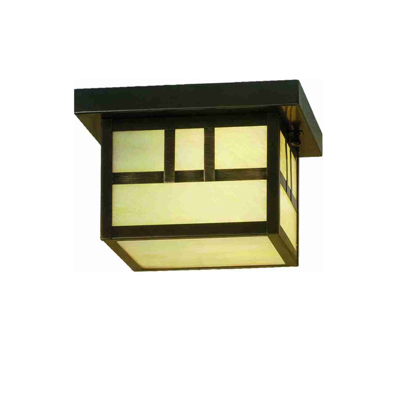 Plafonnier encastré carré 10 po 1-light