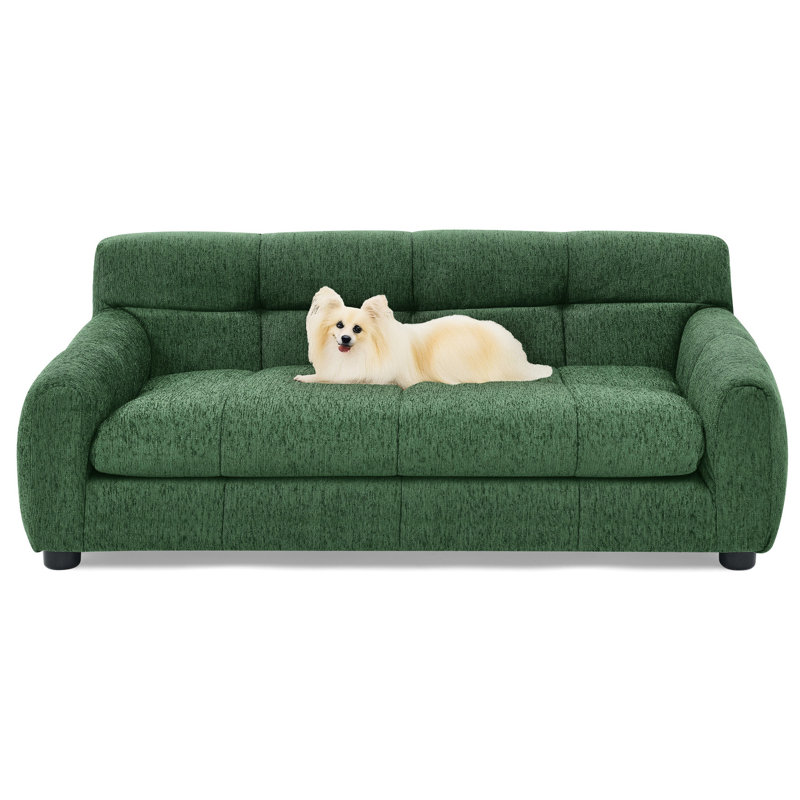 Grand chien avec et - Lin gris foncé de conception ergonomique pour animal de compagnie moyen, Vert