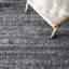 Tapis abstrait gris foncé / ivoire Arayia-592572684