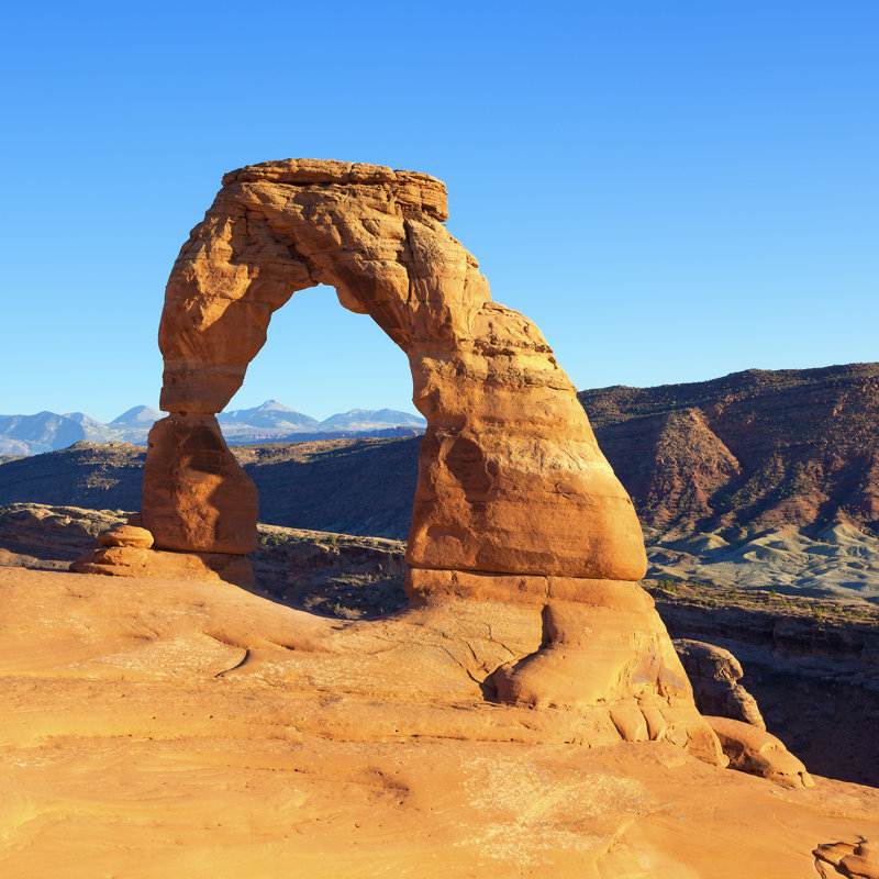 View Of Delicate Arch - Wrapped Canvas Print, 76cm H x 76cm W x 3.8cm D