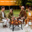 Alisz Round Steel Wood Burning Smokeless Fire Pit