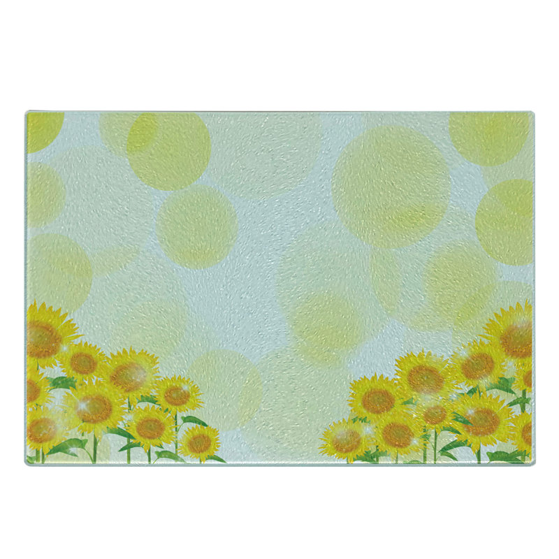 Planche à découper en verre trempé Ambesonne