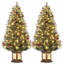 Sapin de Noël artificiel 4,5 pi 2 pièces