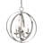 Virene 3-Light Indoor Brushed Nickel Globe Candelabra Chandelier-1243418433