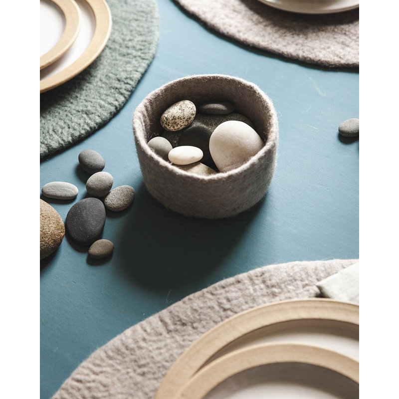 Artisan Handmade 100% Wool Decorative Bowl Set
