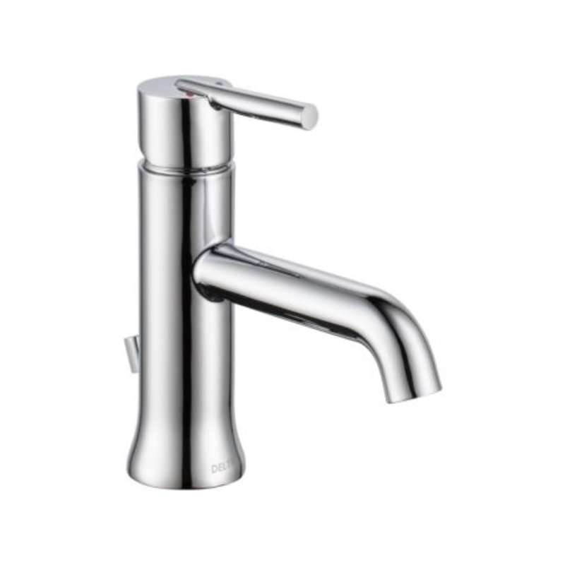 Trinsic Single Hole Bathroom Faucet with Drain Assembly, Single Handle Bathroom Sink Faucet, Chrome