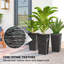 Modern Design Stackable Tapered Planters,Set Of 3 Outdoor Planters
