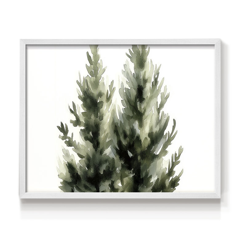 Art de Noël - XXV - reproduction encadrée - réarmable, H 16 po x l 20 po, Blanc
