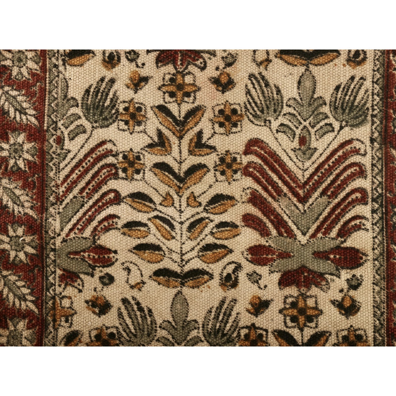 Tapis en jute de coton Jodhpuri