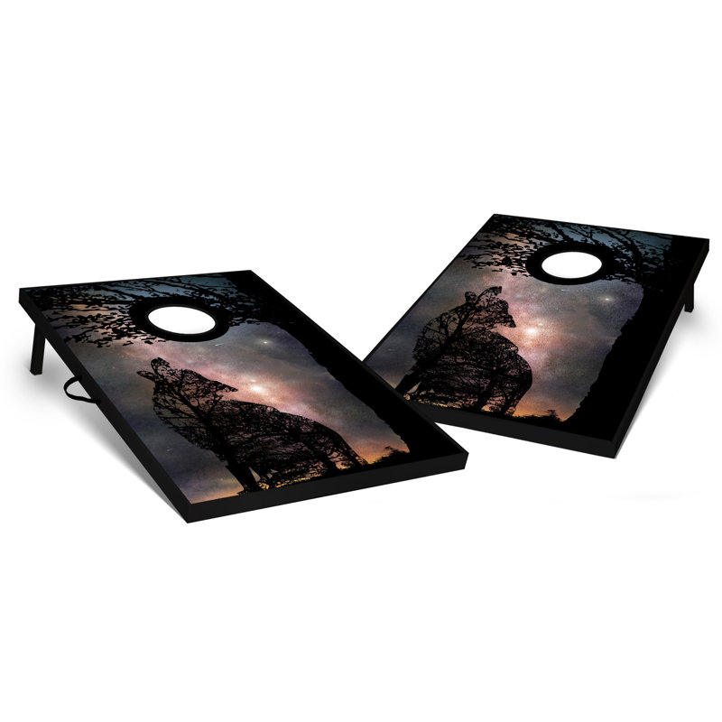 2' X 3' Wolf Woods Tailgate Size Cornhole Set