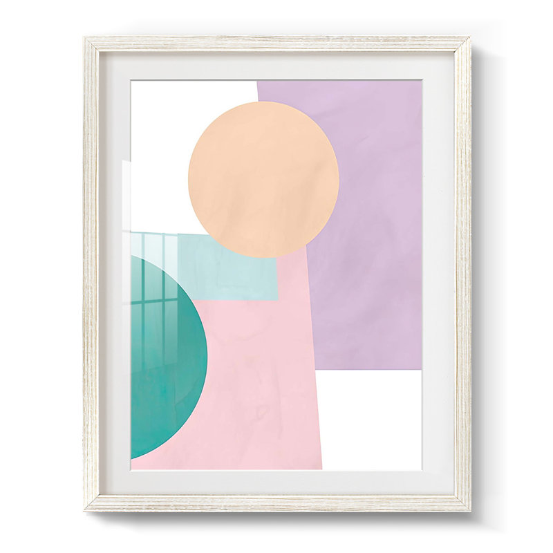 Papier Daydream I - impression encadrée, H 19,5 po x l 16,5 po, Blanc