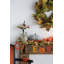 Ensemble de 2 décorations de citrouille en tricot de 8 x 8 x 6,3 po pour l'Action de grâce