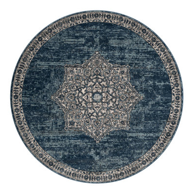 Weingartner Abstract Blue/Gray Area Rug