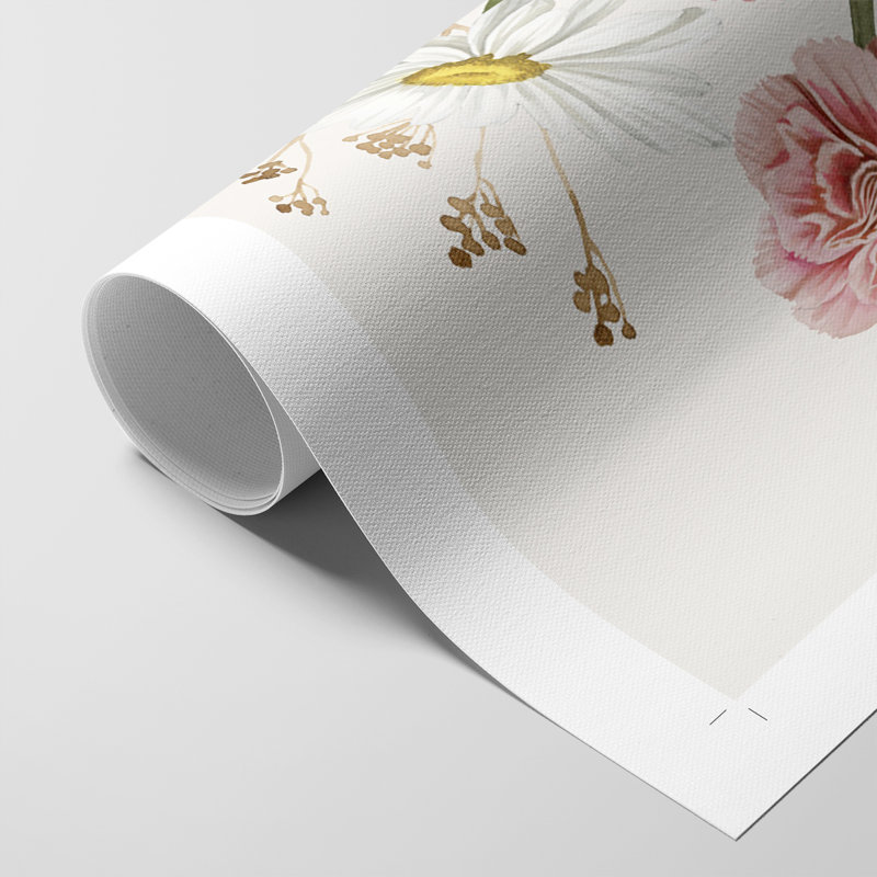Arrosoir, bouquet I - impression sur toile seulement - non encadrée, H 18 po x l 12 po