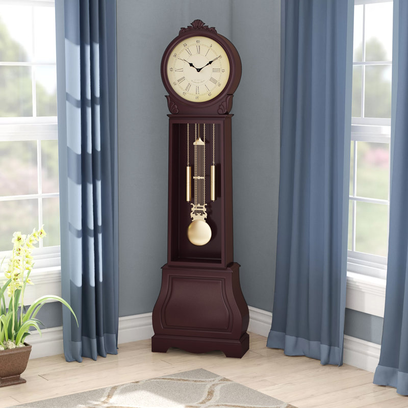 182.9cm Wood Grandfather Clock