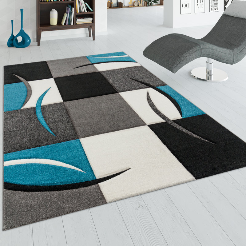 Zaniyah Abstract Area Rug, Rectangle 120 x 170cm