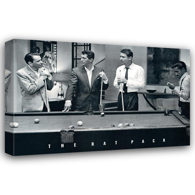 Rat Pack-Shooting Pool IMP-ST2757, 27'' H x 40'' W