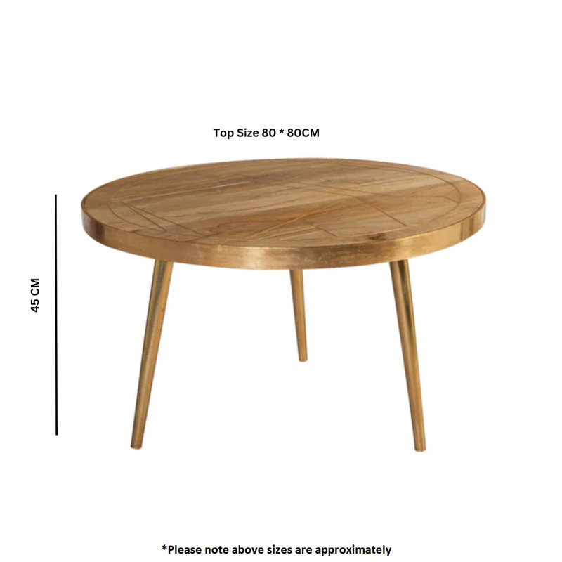 Roselyn Three Leg Coffee Table