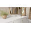 Lavabo de salle de bain encastrable en résine 23,5 po x 16,4 po Badeloft UB-01-G blanc brillant-44418729