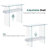 Tempered Glass Console Table with Shelf-1934271996-1905166801